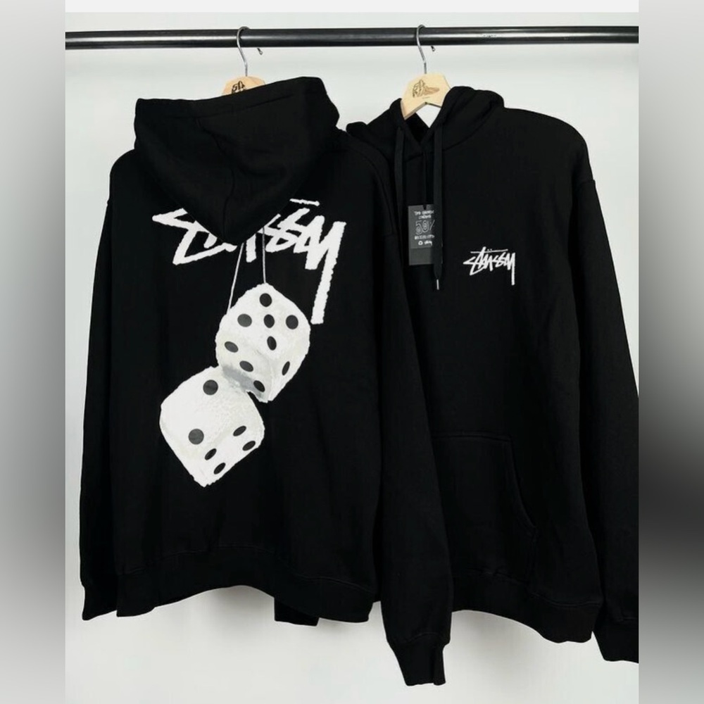 Stussy Dice Hoodie Mens Size XL - New - Picture 3 of 9
